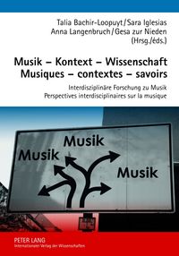 Produktbild: Musik &ndash; Kontext &ndash; Wissenschaft- Musiques &ndash; contextes &ndash; savoirs