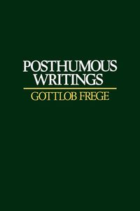 Produktbild: Frege, G: Posthumous Writings