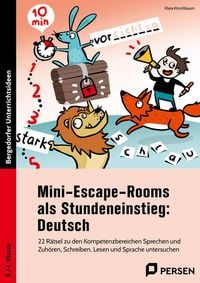 Produktbild: Mini-Escape-Rooms als Stundeneinstieg: Deutsch
