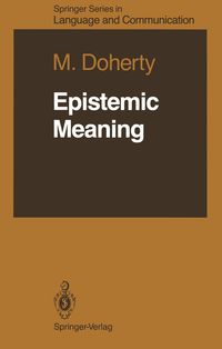 Produktbild: Epistemic Meaning
