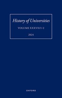 Produktbild: History of Universities: Volume XXXVII/1-2