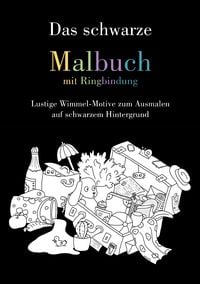 Produktbild: Das schwarze Malbuch mit Ringbindung
