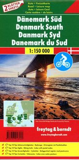 Dänemark Nord und Süd, Straßenkarten-Set 1:150.000, freytag & berndt