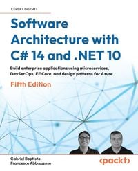 Produktbild: Software Architecture with C# 14 and .NET 10 - Fifth Edition