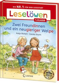 Produktbild: Lesel&ouml;wen 1. Klasse - Zwei Freundinnen und ein neugieriger Welpe