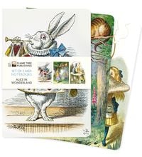Produktbild: Dreier Set Mittelformat-Notizb&uuml;cher: Alice im Wunderland