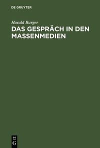 Produktbild: Das Gespr&auml;ch in den Massenmedien