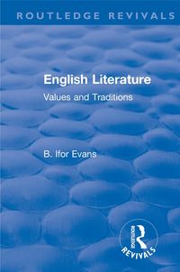 Produktbild: Routledge Revivals: English Literature (1962)