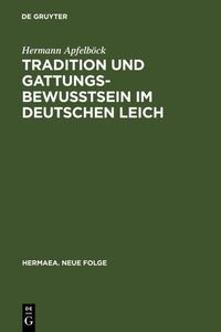 Bild vom Artikel Tradition und Gattungsbewußtsein im deutschen Leich vom Autor Hermann Apfelböck