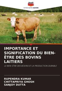 Produktbild: Importance Et Signification Du Bien-&Ecirc;tre des Bovins Laitiers