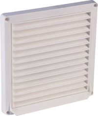 Produktbild: Wallair N32812 Lamellengitter Kunststoff Passend f&uuml;r Rohr-Durchmesser: 12.5 cm