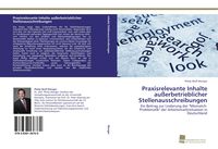 Produktbild: Praxisrelevante Inhalte au&szlig;erbetrieblicher Stellenausschreibungen