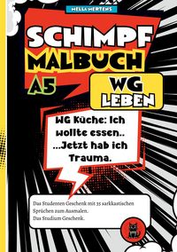 Produktbild: Schimpfmalbuch WG Leben