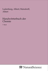 Produktbild: Handw&ouml;rterbuch der Chemie