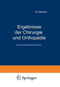 Produktbild: Ergebnisse der Chirurgie und Orthop&auml;die