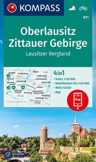 Bild vom Artikel KOMPASS Wanderkarte 811 Oberlausitz, Zittauer Gebirge, Lausitzer Bergland 1:50.000 vom Autor Kompass-Karten GmbH