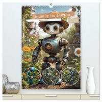 Produktbild: Roboter im Garten - Kleine Helfer (hochwertiger Premium Wandkalender 2026 DIN A2 hoch), Kunstdruck in Hochglanz