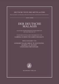 Produktbild: Der deutsche Malagis nach den Heidelberger Handschriften Cpg 340 und 315