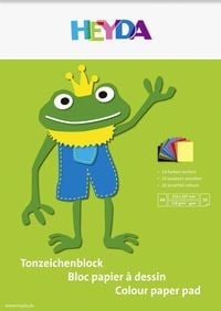 Produktbild: Heyda Tonpapier-Block A4, 10 Blatt