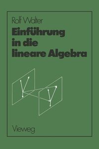 Produktbild: Einf&uuml;hrung in die lineare Algebra