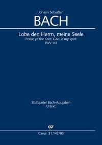 Produktbild: Lobe den Herrn, meine Seele (Klavierauszug)