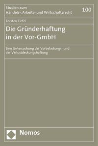 Produktbild: Die Gr&uuml;nderhaftung in der Vor-GmbH