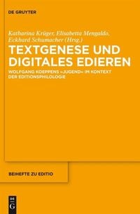 Produktbild: Textgenese und digitales Edieren