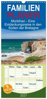 Produktbild: Familienplaner 2027 - Morbihan - Eine Entdeckungsreise in den S&uuml;den der Bretagne mit 5 Spalten (Wandkalender, 21 x 45 cm) CALVENDO