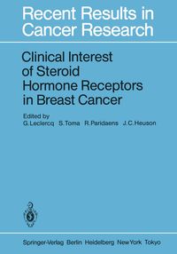 Produktbild: Clinical Interest of Steroid Hormone Receptors in Breast Cancer