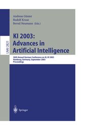 Bild vom Artikel KI 2003: Advances in Artificial Intelligence vom Autor Andreas Günter