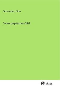 Produktbild: Vom papiernen Stil