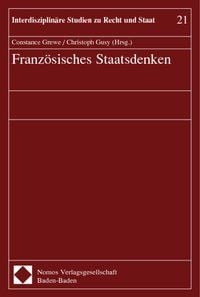 Produktbild: Franz&ouml;sisches Staatsdenken