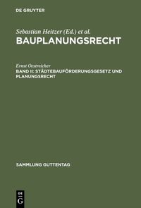 Produktbild: Bauplanungsrecht / St&auml;dtebauf&ouml;rderungsgesetz und Planungsrecht