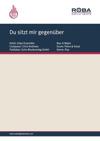 Produktbild: Du sitzt mir gegen&uuml;ber