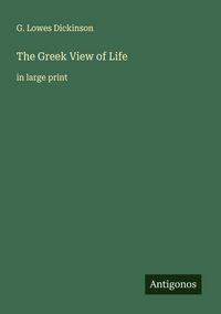 Produktbild: The Greek View of Life