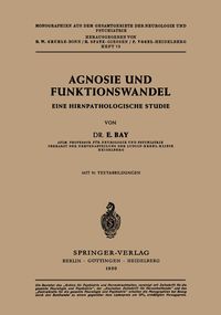 Produktbild: Agnosie und Funktionswandel