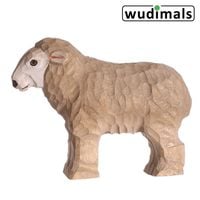 Produktbild: Wudimals A040605 - Schaf, Sheep, handgeschnitzt aus Holz