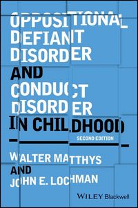 Produktbild: Oppositional Defiant Disorder and Conduct Disorder in Childhood