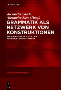 Produktbild: Grammatik als Netzwerk von Konstruktionen