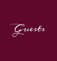 Produktbild: Guests Wine Burgundy Hardcover Guest Book Blank No Lines 64 Pages Keepsake Memory Book Sign In Registry for Visitors Comments Wedding Birthday Anniver