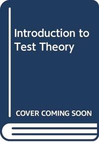 Produktbild: Miller, M: Introduction to Test Theory