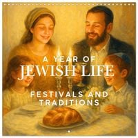 Produktbild: A Year of Jewish Life &ndash; Festivals and Traditions (Wall Calendar 2027 12 &times; 12 Inch) CALVENDO 12 Month Wall Calendar