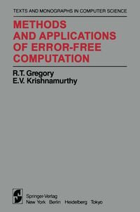 Produktbild: Methods and Applications of Error-Free Computation