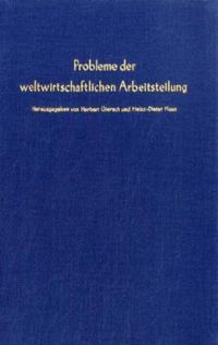 Produktbild: Probleme der weltwirtschaftlichen Arbeitsteilung.