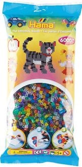 Produktbild: Perlenbeutel 6000 Stck. Transparent-Mix