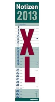 Produktbild: Notizkalender XL grün 2013