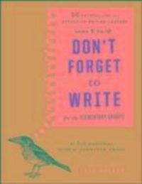Produktbild: Don't Forget to Write for the Elementary Grades