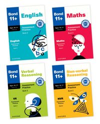Produktbild: Bond 11+ Assessment Practice Papers Bundle for Age 10-11+ (Book 2) | For GL Assessment 2026 & other 11 plus exams | English, Maths, Verbal Reasoning & Non-verbal Reasoning