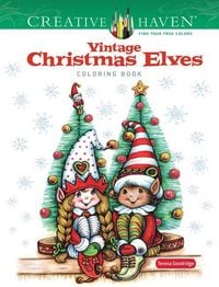 Produktbild: Creative Haven Vintage Christmas Elves Coloring Book