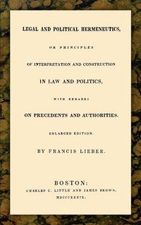 Produktbild: Legal and Political Hermeneutics